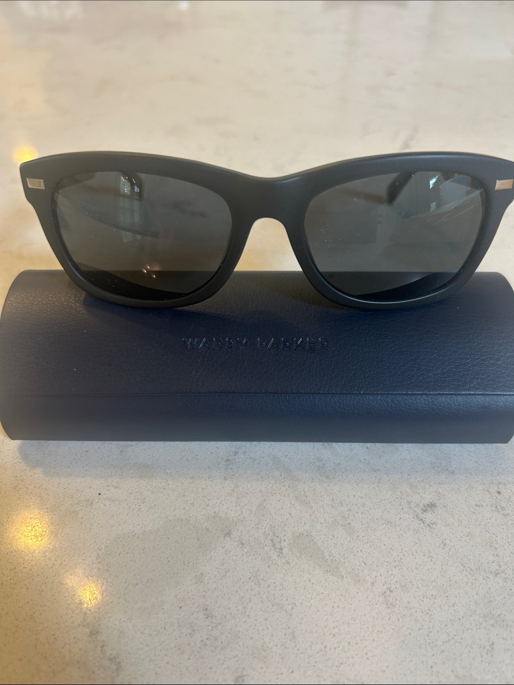 Warby Parker Matte Black Sunglasses
